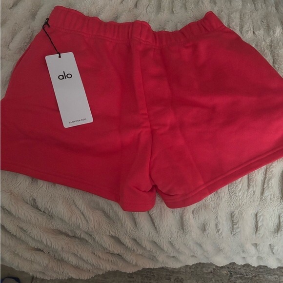 ALO Yoga Red Athletic Shorts Lightweight Casual